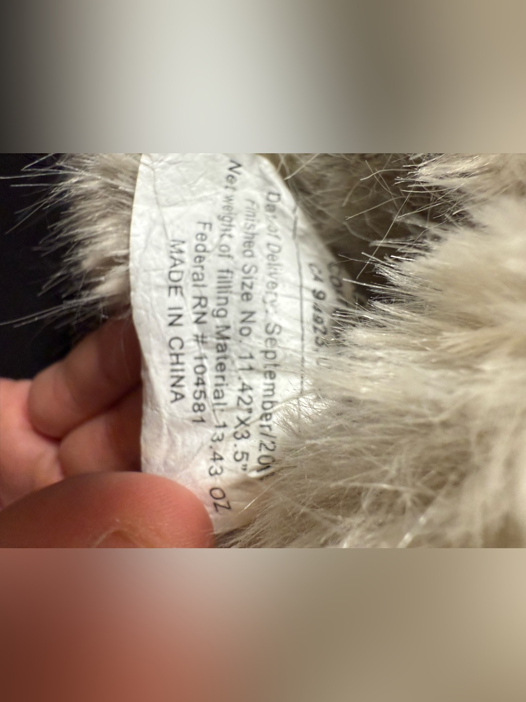 New. Rh (Restoration Hardware) Luxe Faux Fur Slippers. — image 8 of 8